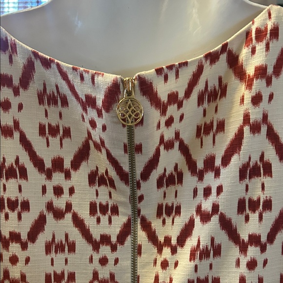 Gorgeous Antonio Melani Sleeveless Dress - Red and Cream W Pockets! - Picture 11 of 15
